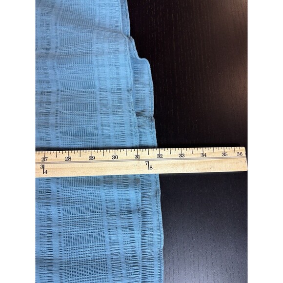 Tularosa Nanette Cut Out Dress Dusty Blue Small Cotton Blend Lined Maxi Plunge - Picture 10 of 11